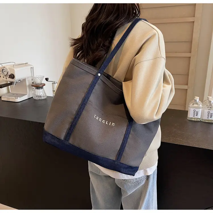 Canvas Large Capacity Shoulder Bag for Women 2026 — feature 8