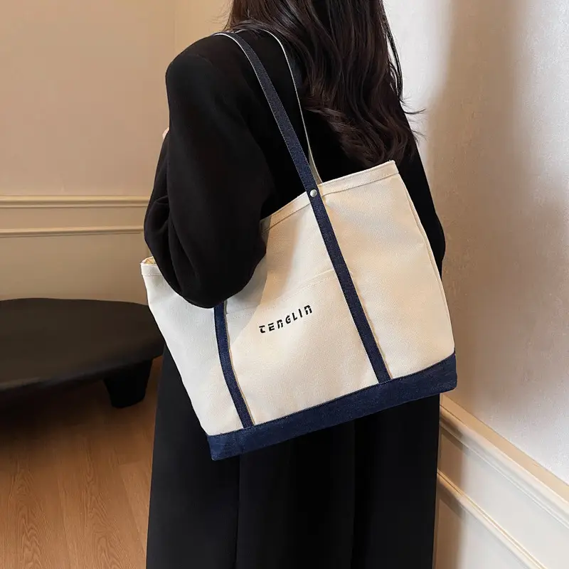 Canvas Large Capacity Shoulder Bag for Women 2026 - Image 2