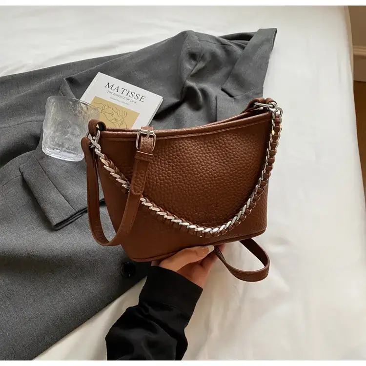 White Korean-style Shoulder Crossbody Tote Bag — feature 22