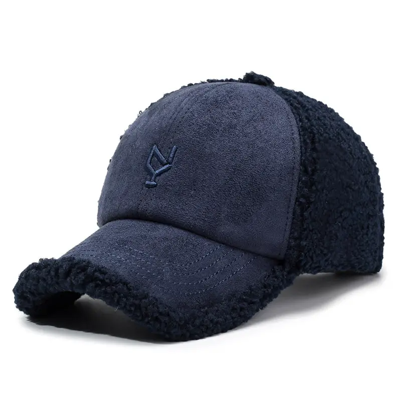Pink Teddy Velvet Baseball Cap for Men Women - Image 13