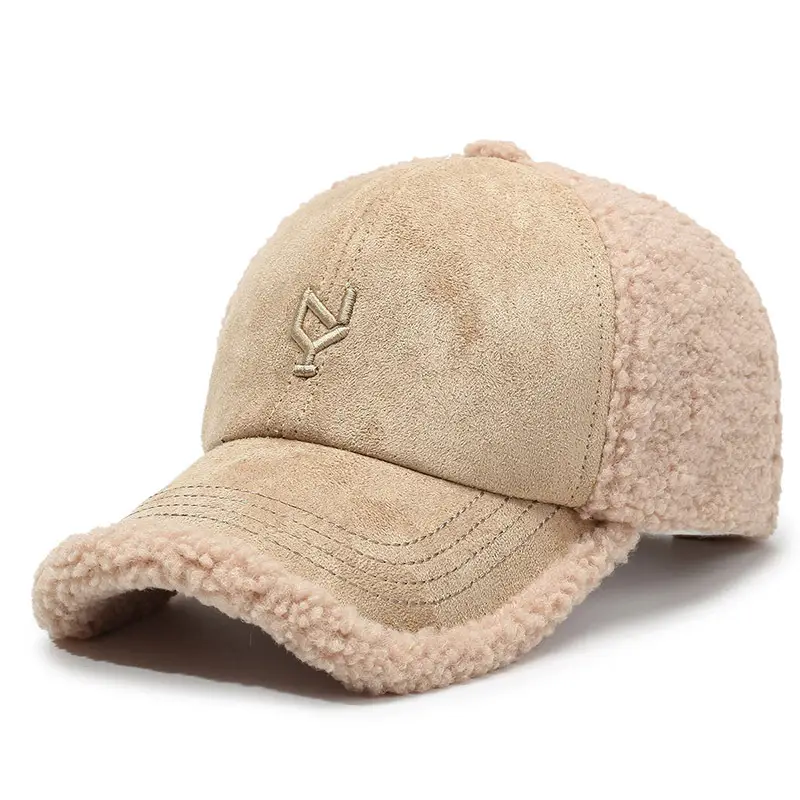 Pink Teddy Velvet Baseball Cap for Men Women - Image 6