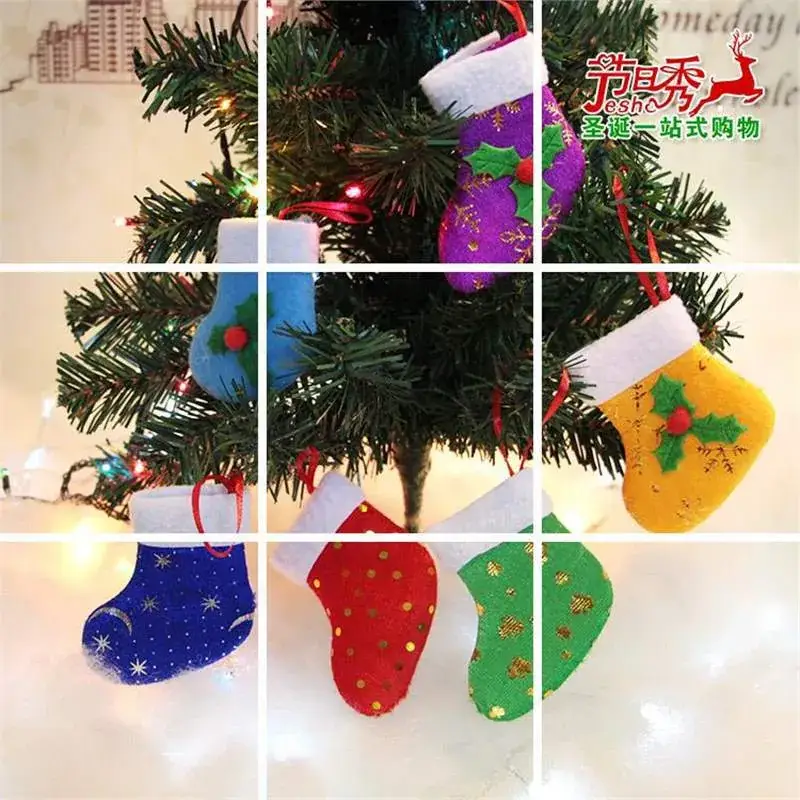 Christmas Snowflake Pine Cone Bow Ornaments 3m Gold Trim - Image 79