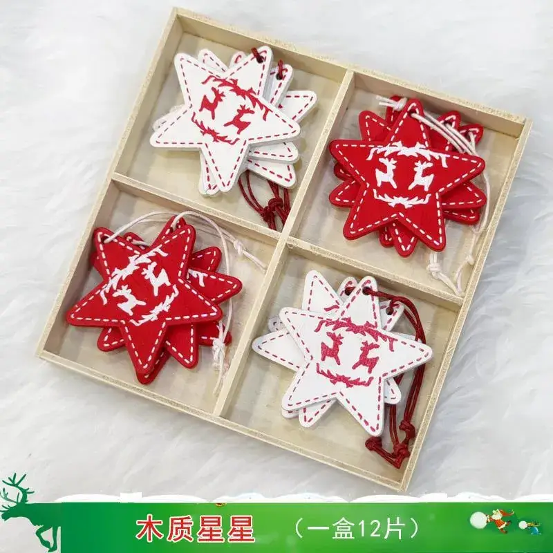 Christmas Snowflake Pine Cone Bow Ornaments 3m Gold Trim - Image 20