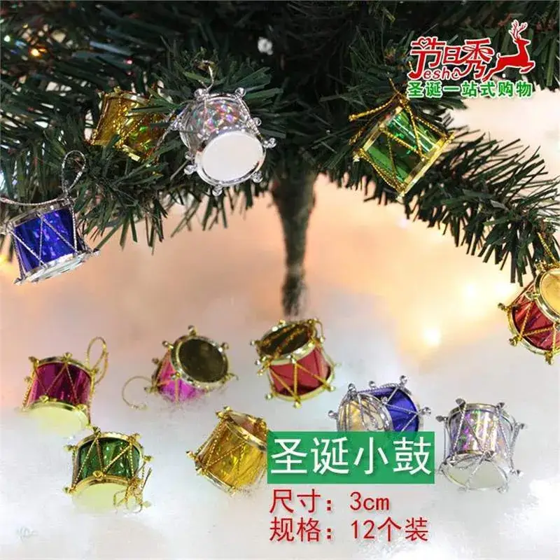 Christmas Snowflake Pine Cone Bow Ornaments 3m Gold Trim - Image 42