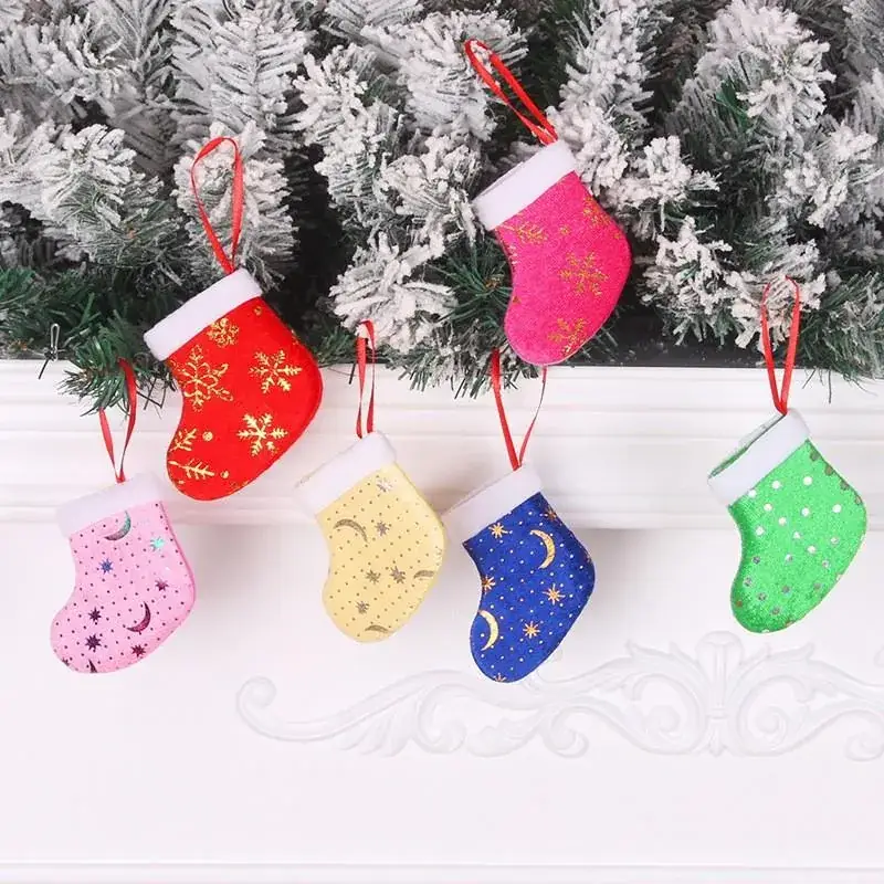 Christmas Snowflake Pine Cone Bow Ornaments 3m Gold Trim - Image 49