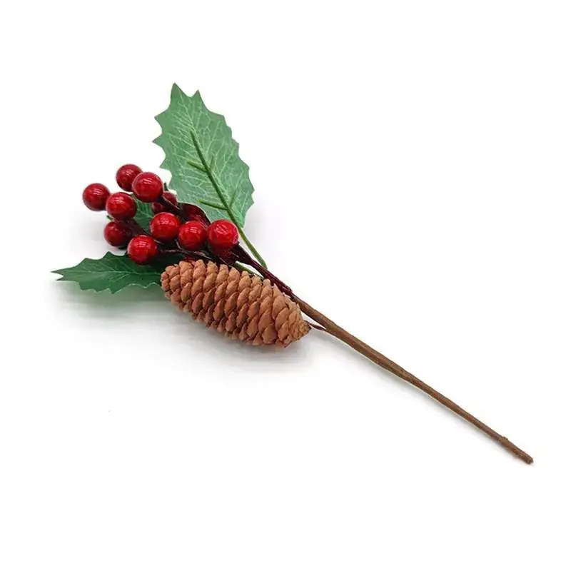Christmas Snowflake Pine Cone Bow Ornaments 3m Gold Trim - Image 57