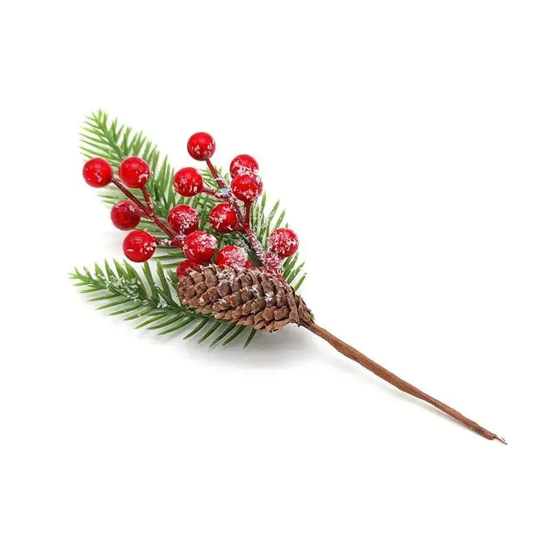 Christmas Snowflake Pine Cone Bow Ornaments 3m Gold Trim - Image 59