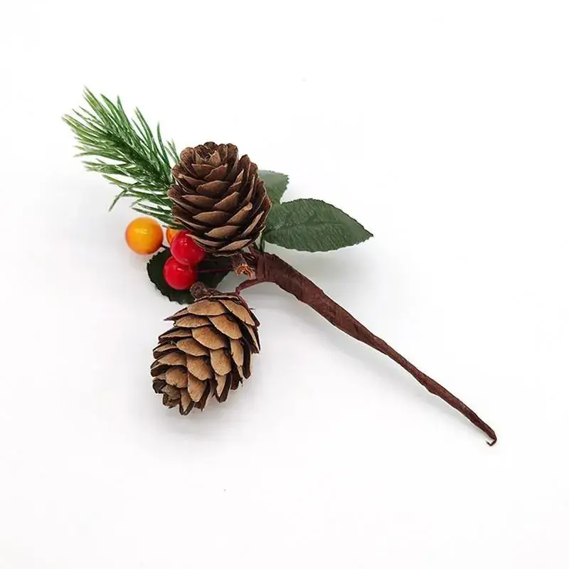 Christmas Snowflake Pine Cone Bow Ornaments 3m Gold Trim - Image 60