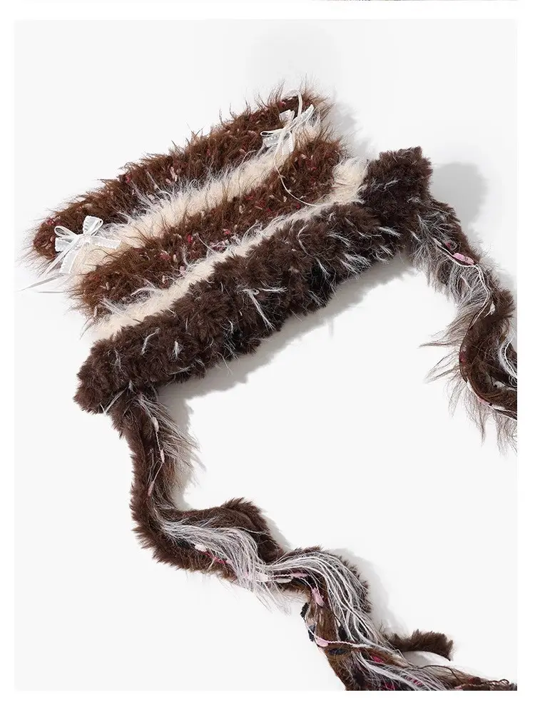 Women Fleece Ear Bag Warm Hat Winter Autumn — feature 16