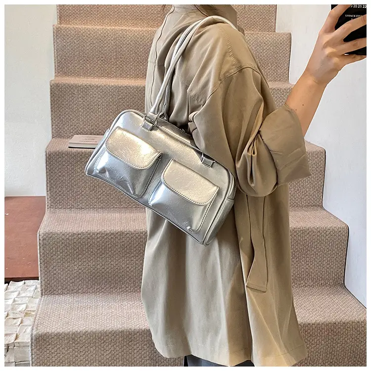 Brown Leather Shoulder Bag for Women, 2025 New Commuter, Large Capacity, Simple Fashion — feature 25