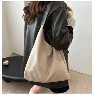 Niche Suede Bag Women's Large Capacity Shoulder Bag — feature 13