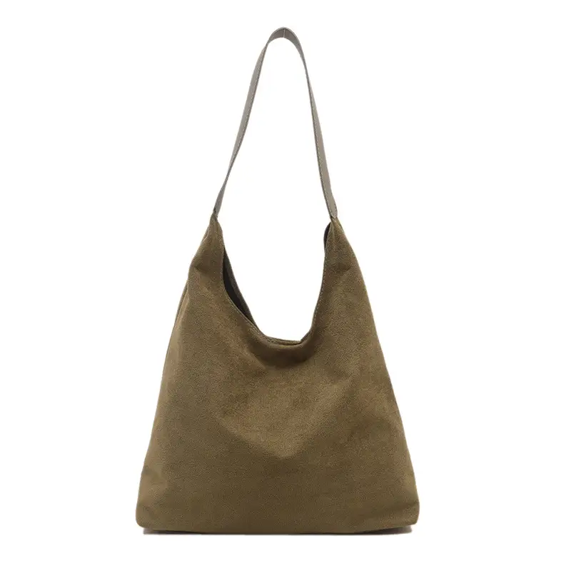 Niche Suede Bag Women's Large Capacity Shoulder Bag - Image 2
