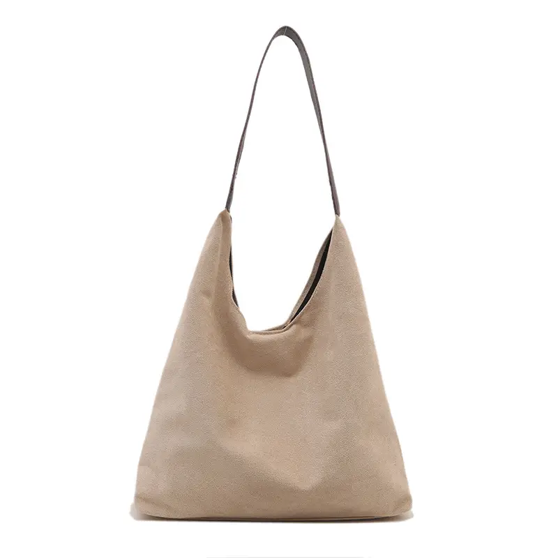 Niche Suede Bag Women's Large Capacity Shoulder Bag - Image 3