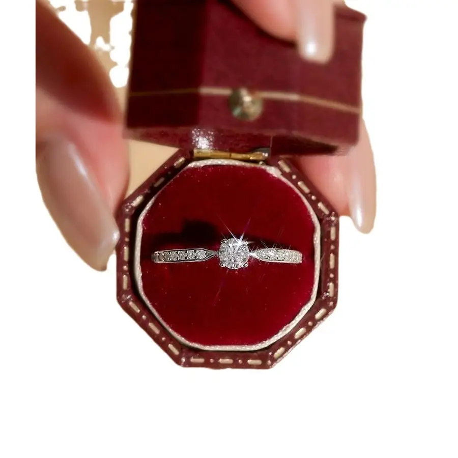 Luxury Moissanite Ring for Women Wedding Gift