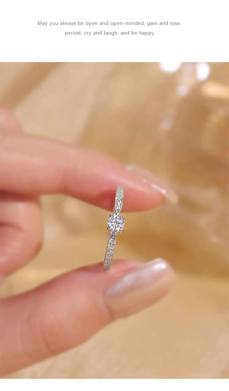 Luxury Moissanite Ring for Women Wedding Gift — feature 10