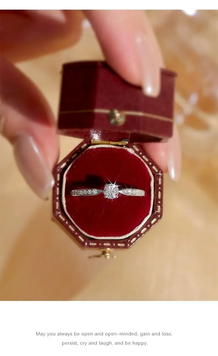 Luxury Moissanite Ring for Women Wedding Gift — feature 7