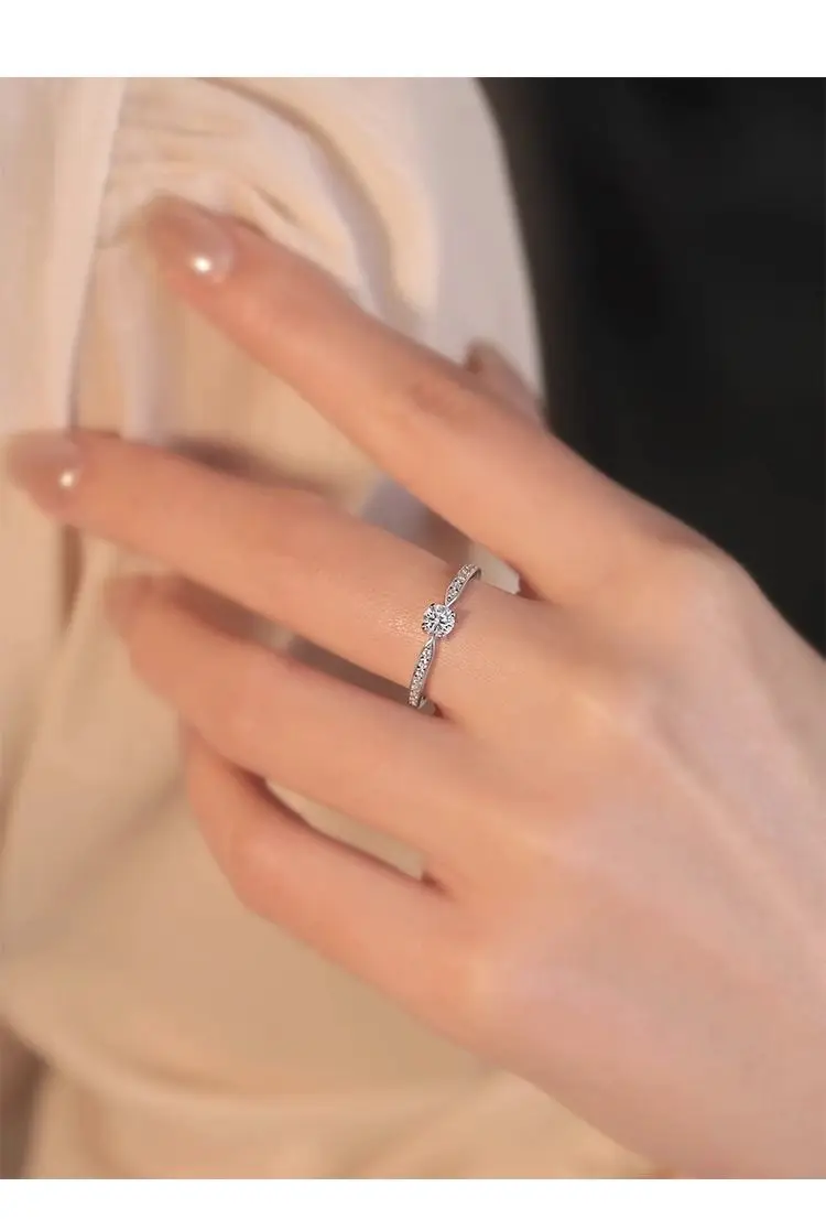 Luxury Moissanite Ring for Women Wedding Gift — feature 8