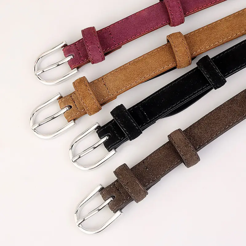 2025 Suede Cowhide Belts for Women Wholesale