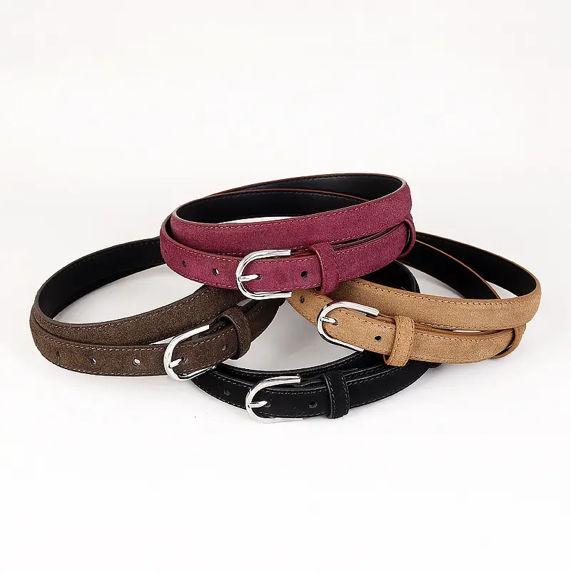 2025 Suede Cowhide Belts for Women Wholesale
