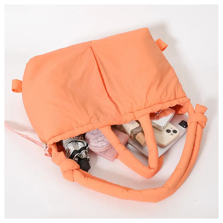 Blue Shoulder Crossbody Bag with Drawstring Closure — feature 25