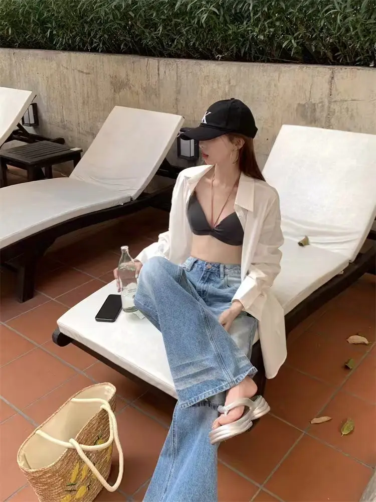 Sexy Spice Triangle Cup Bra Summer Tube Top with Camisole Vest — feature 12