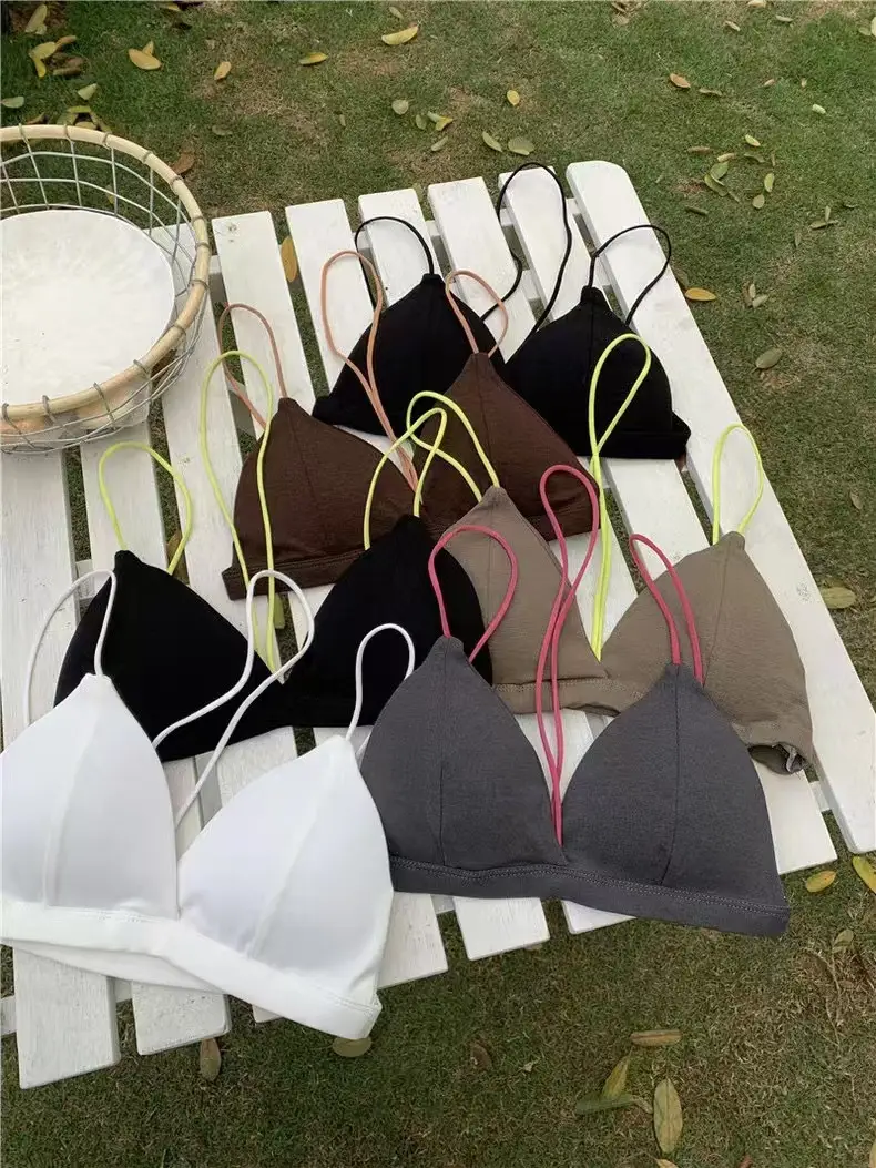 Sexy Spice Triangle Cup Bra Summer Tube Top with Camisole Vest — feature 16