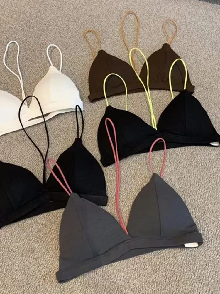 Sexy Spice Triangle Cup Bra Summer Tube Top with Camisole Vest — feature 17