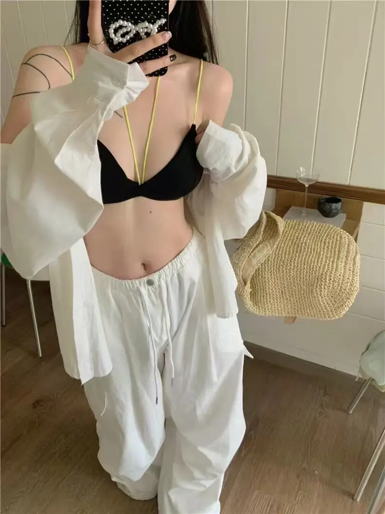 Sexy Spice Triangle Cup Bra Summer Tube Top with Camisole Vest — feature 4