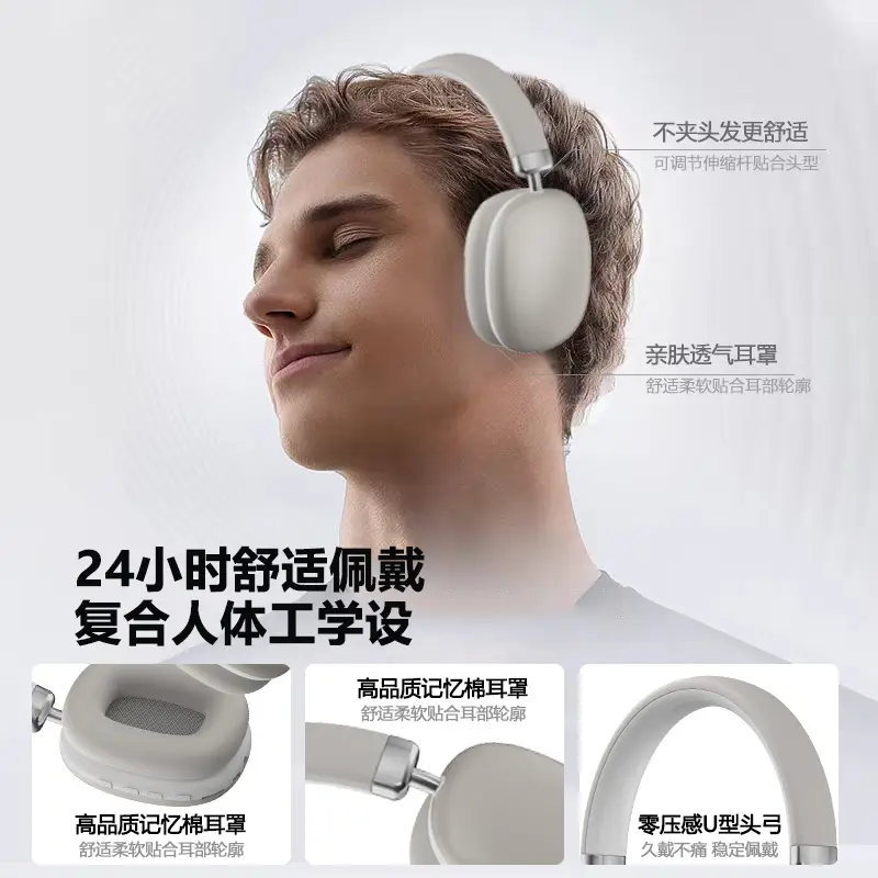 Wireless Bluetooth Headset with Long Battery & Long Neck Strap - Image 5
