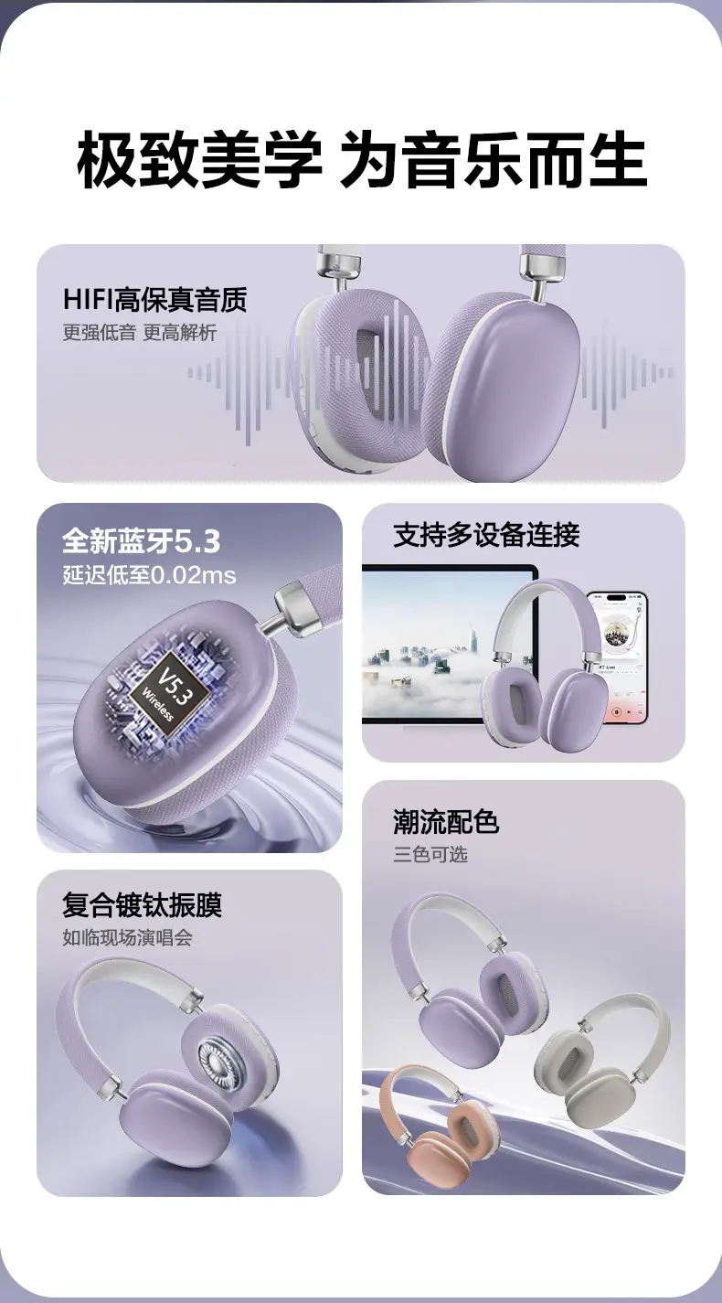 Wireless Bluetooth Headset with Long Battery & Long Neck Strap β feature 4