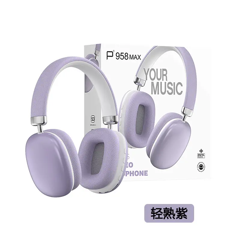 Wireless Bluetooth Headset with Long Battery & Long Neck Strap