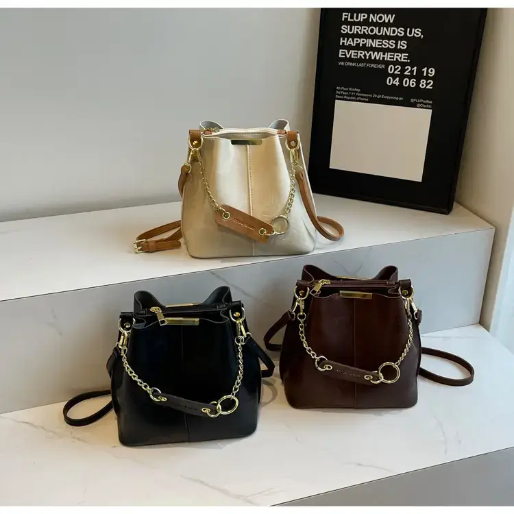 Korean Style Bucket Bag Women's Tan 2024 — feature 13