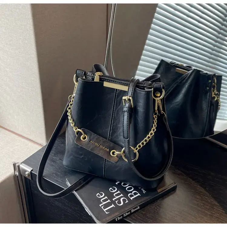 Korean Style Bucket Bag Women's Tan 2024 — feature 18
