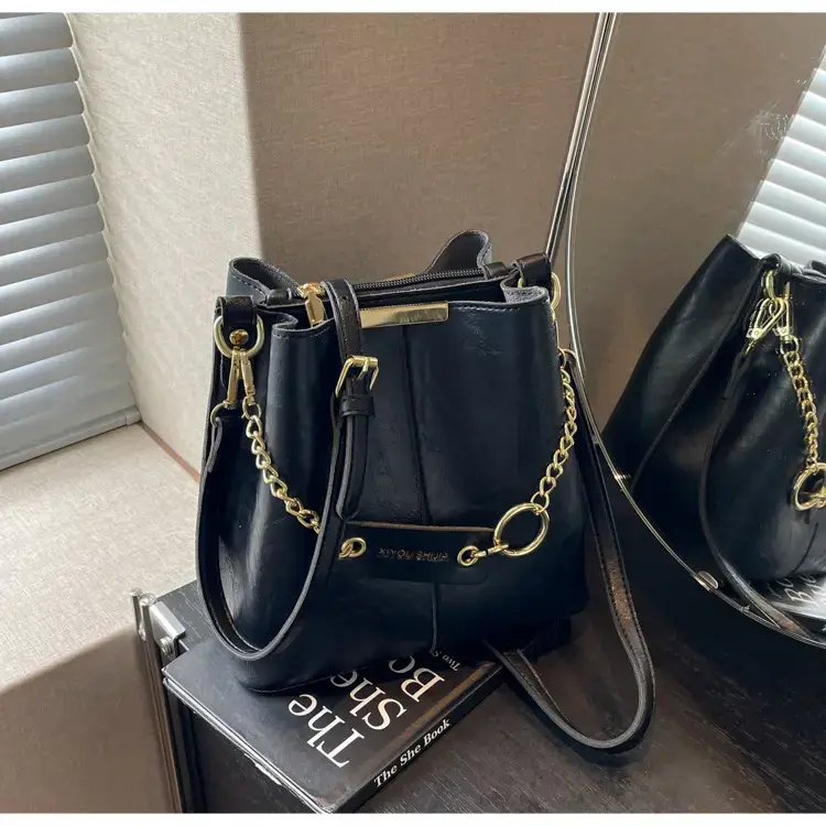 Korean Style Bucket Bag Women's Tan 2024 — feature 19