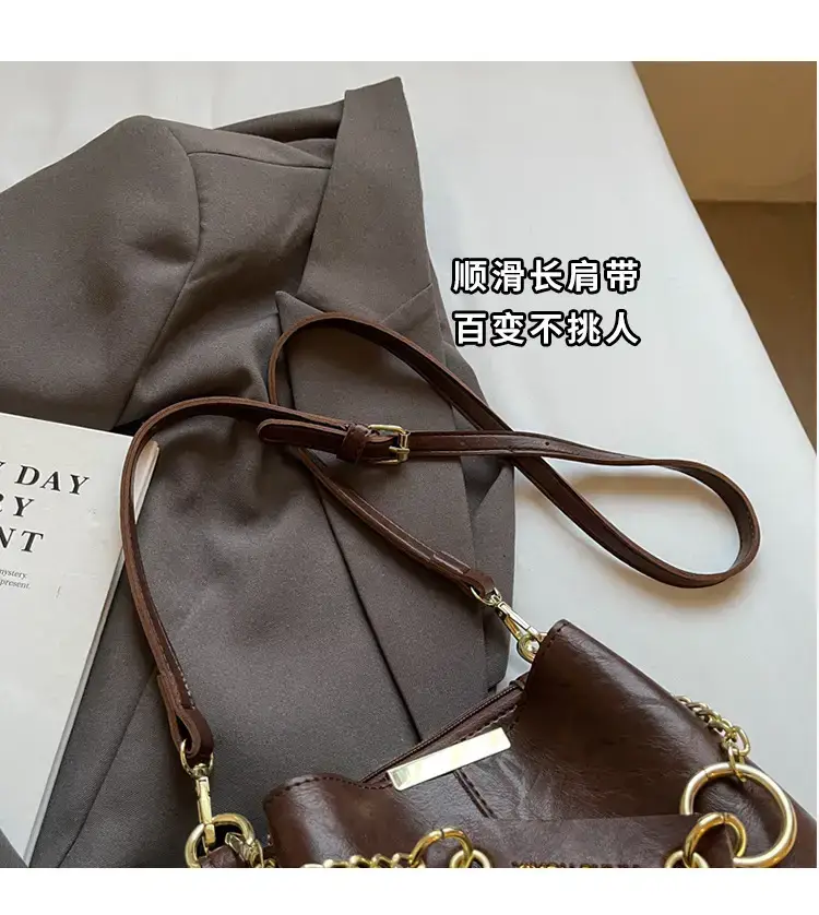 Korean Style Bucket Bag Women's Tan 2024 — feature 3