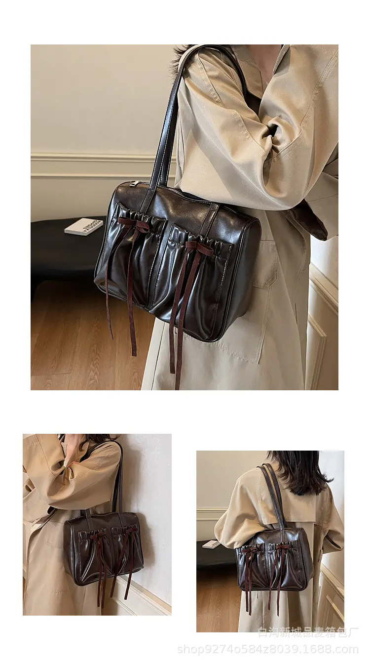 Women Retro Underarm Bag 2026 New Autumn Large Capacity — feature 10
