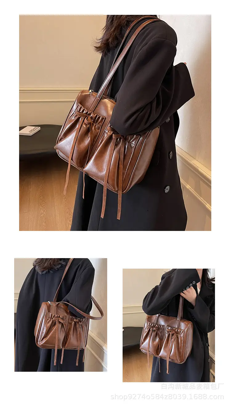 Women Retro Underarm Bag 2026 New Autumn Large Capacity — feature 11