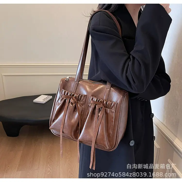 Women Retro Underarm Bag 2026 New Autumn Large Capacity — feature 16