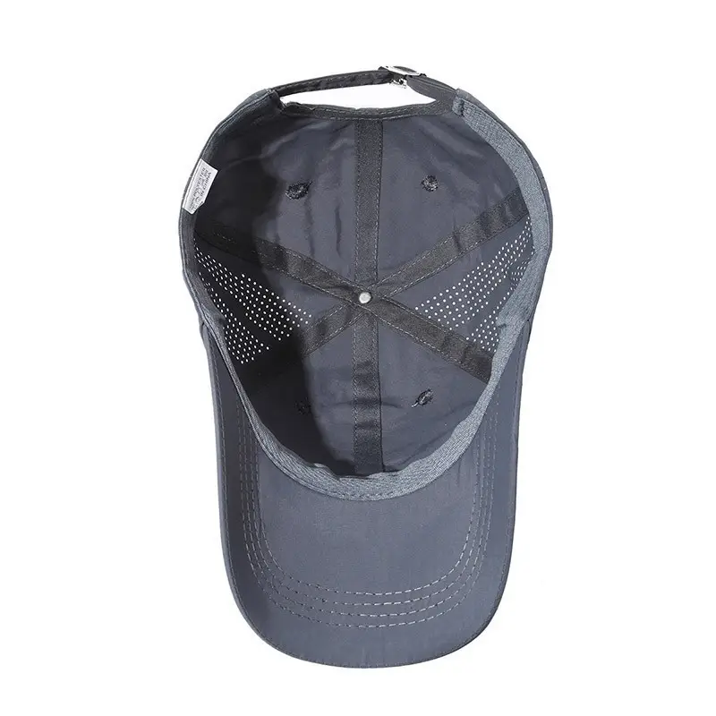 Women's Grey Mesh Baseball Cap Lightweight Quick-Drying - Image 8