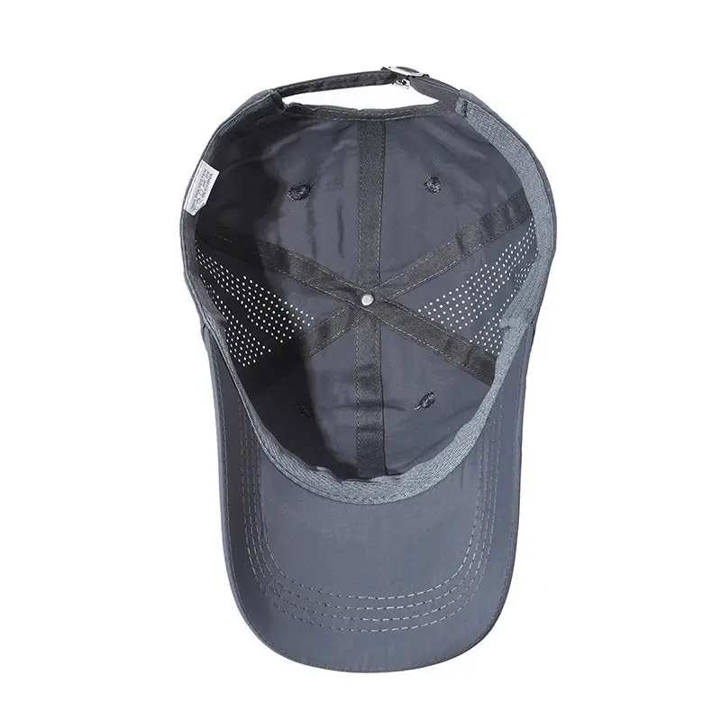 Women's Grey Mesh Baseball Cap Lightweight Quick-Drying - Image 9