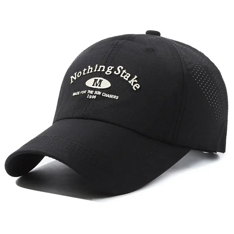 Women's Grey Mesh Baseball Cap Lightweight Quick-Drying - Image 2