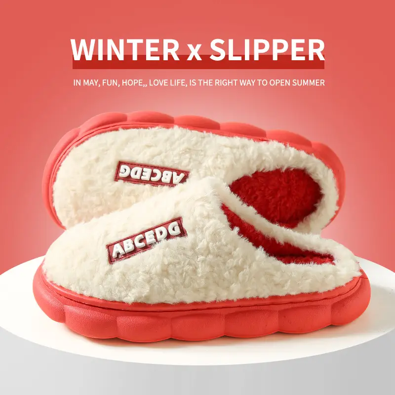 Maomao Women's Winter Cotton Slippers Thick Bottom Warm Non-Slip - Image 30