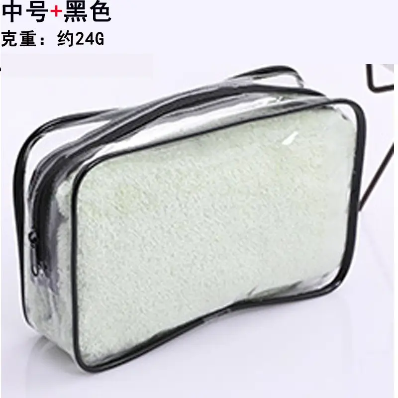 PVC Waterproof Wash Bag Large Capacity Travel Cosmetic Storage - Image 2