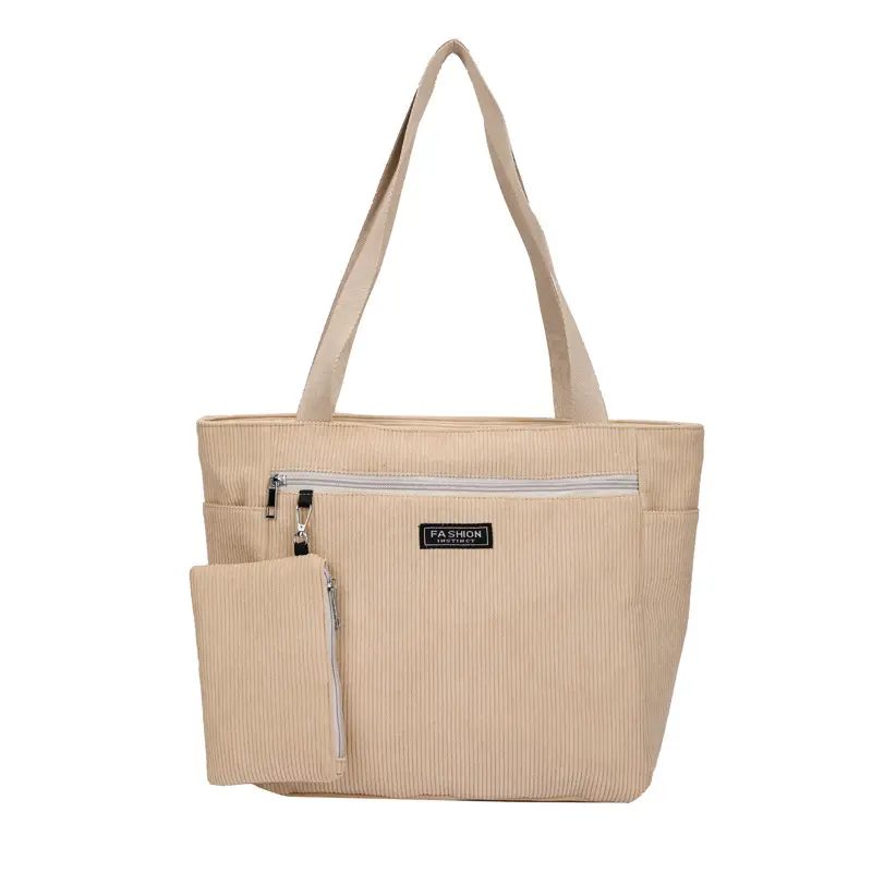 Women Cross-Border Tote Bag with Zippered Pocket - Image 8