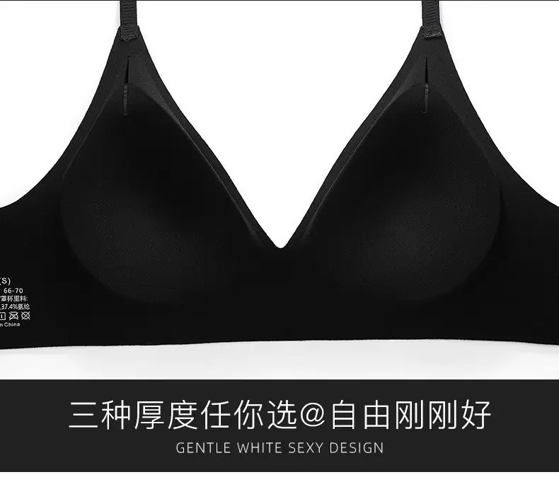 [Secrets from A to C] Externally Expanded Chest Underwear Women's Small Chests Gather Large Thickened Traceless Bra in Summer — feature 13