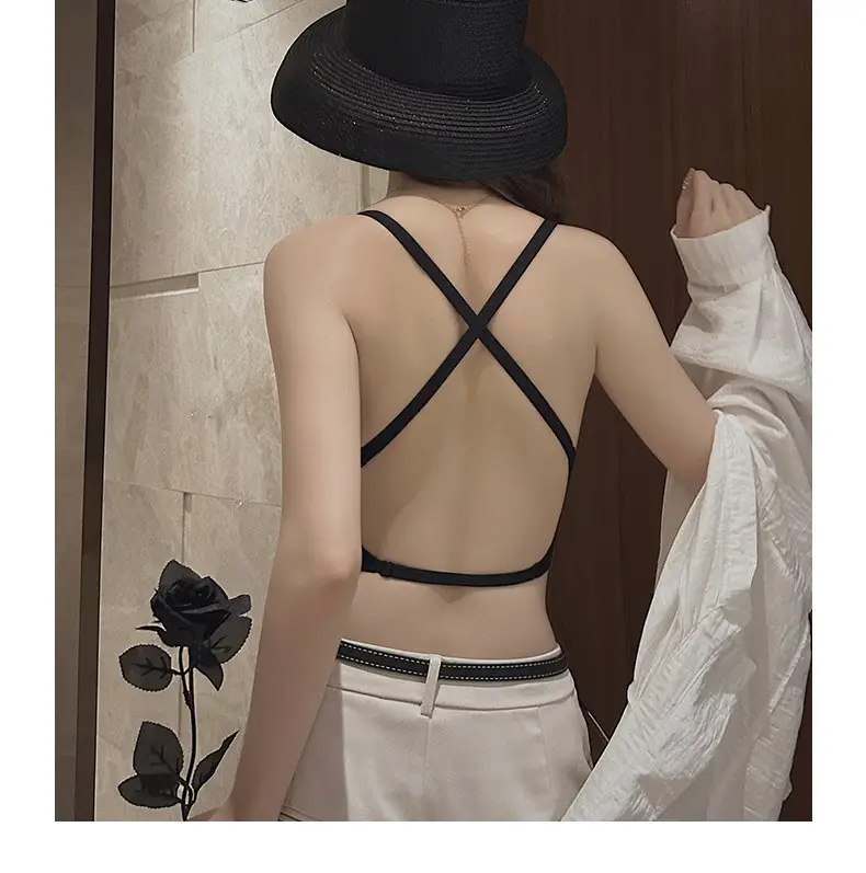 [Secrets from A to C] Externally Expanded Chest Underwear Women's Small Chests Gather Large Thickened Traceless Bra in Summer — feature 17