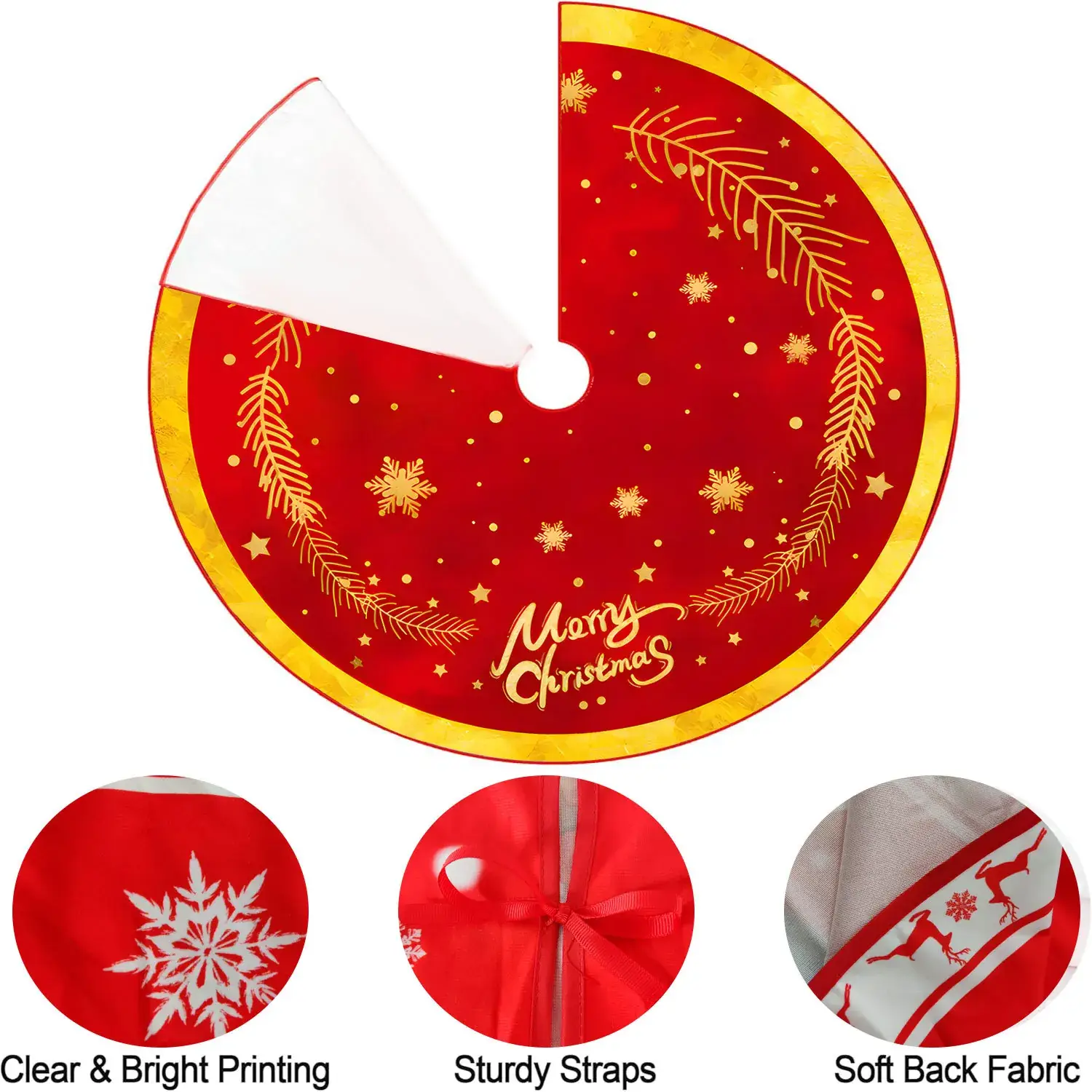 New Cross-Country Christmas Tree Skirts with Cartoon Print — feature 13
