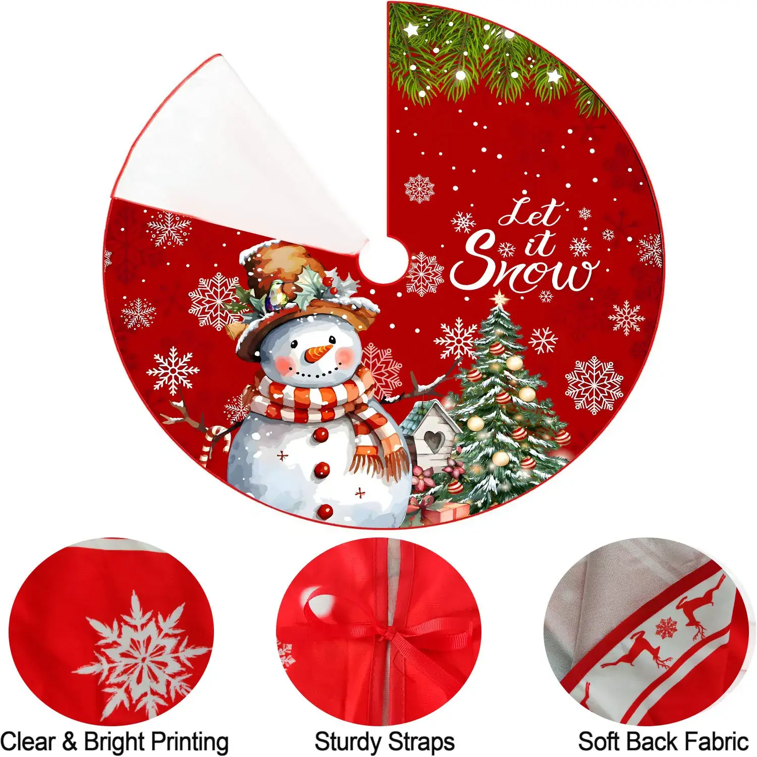 New Cross-Country Christmas Tree Skirts with Cartoon Print — feature 19