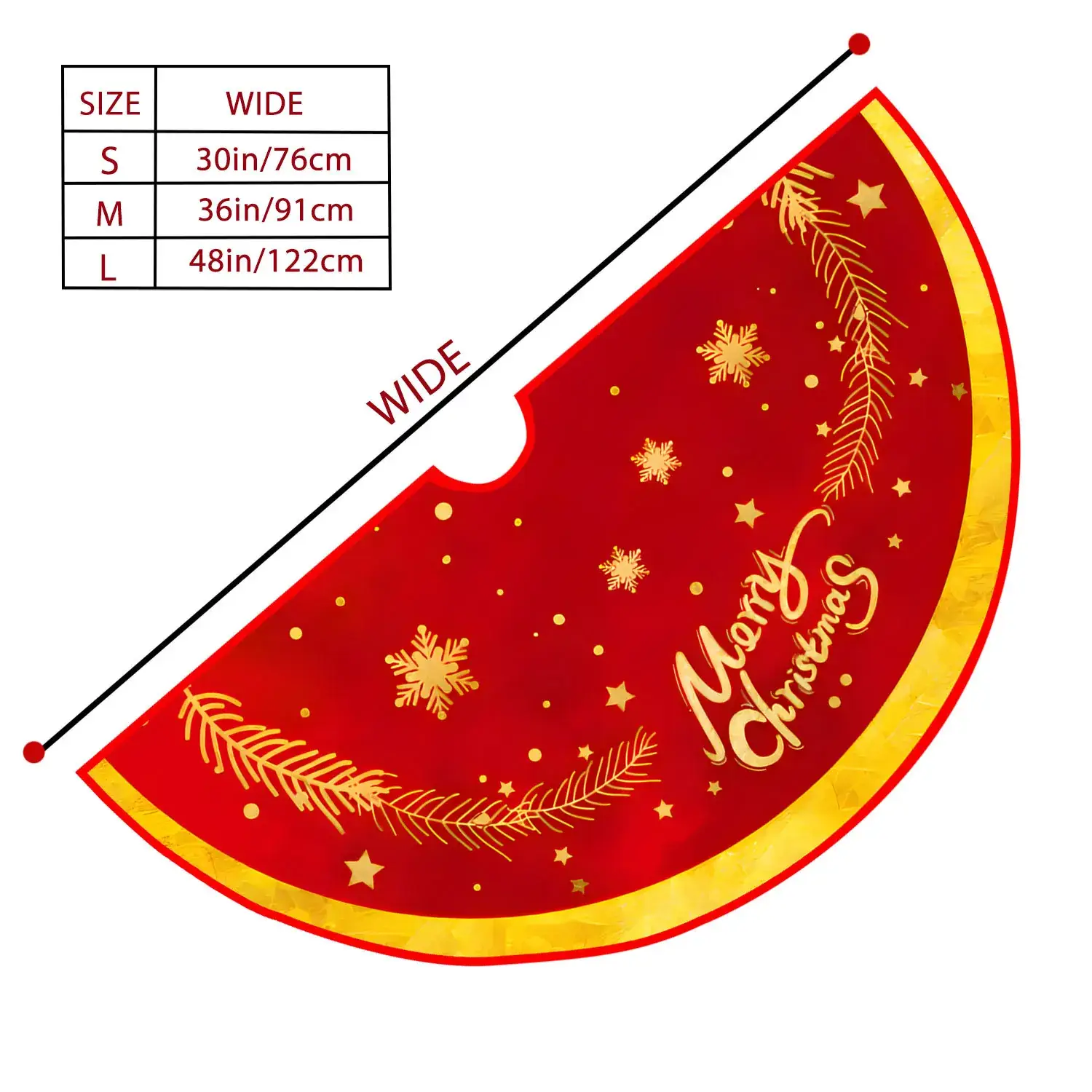 New Cross-Country Christmas Tree Skirts with Cartoon Print — feature 9