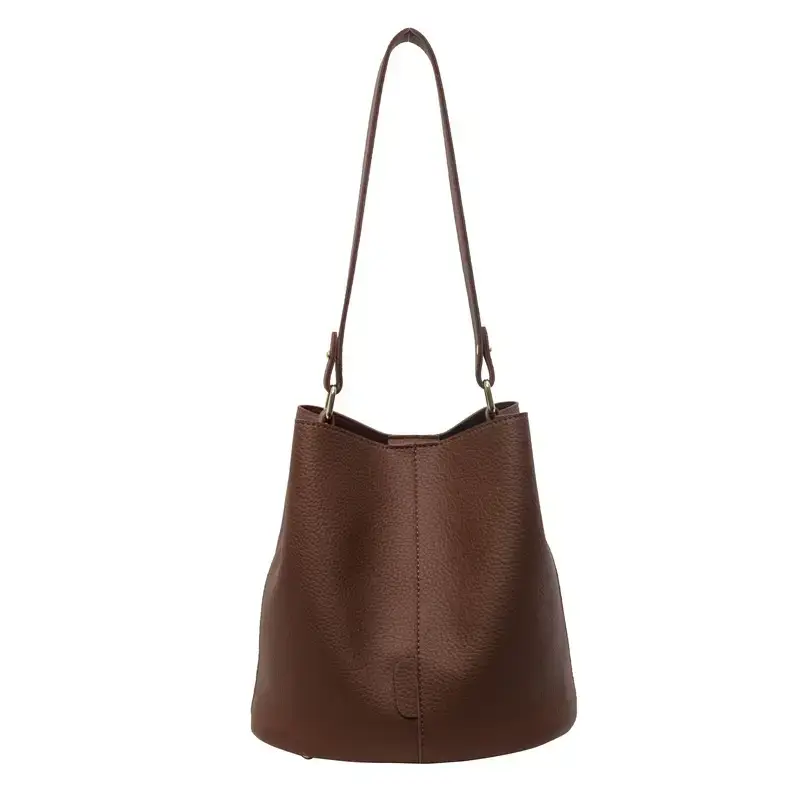 Women's Black Underarm Bucket Bag 2024 - Image 9